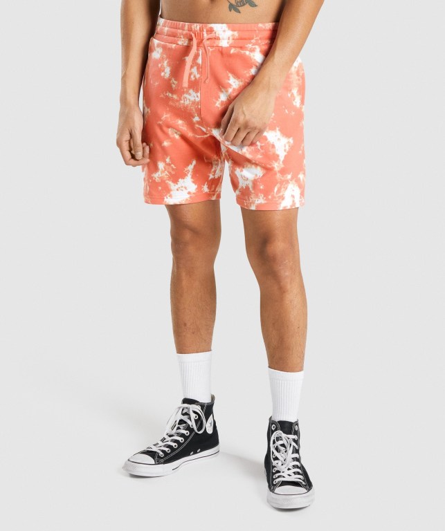 Bermudas Gymshark Restore Hombre Naranjas | m1YA12CkjKP